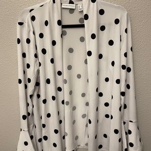 Poka dot light jacket xs